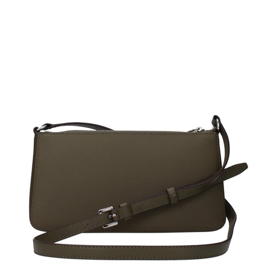 Bolso cruzado de tela verde - Image 2