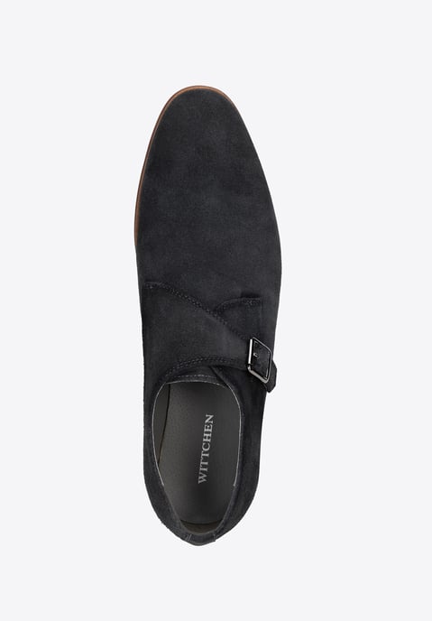 Zapatos Monk Wittchen para hombre en ante gris oscuro - Image 4