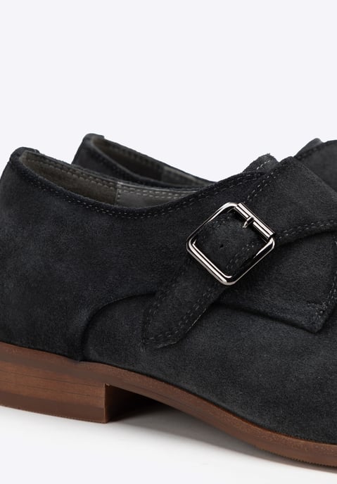 Zapatos Monk Wittchen para hombre en ante gris oscuro - Image 6