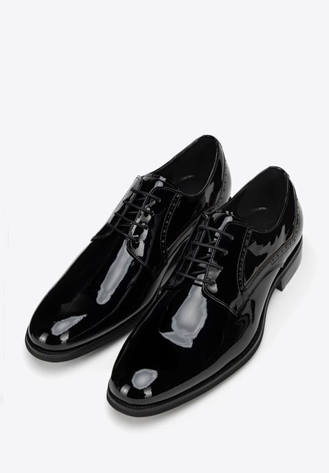 Zapatos derby Wittchen de charol para hombre en color negro - Image 1