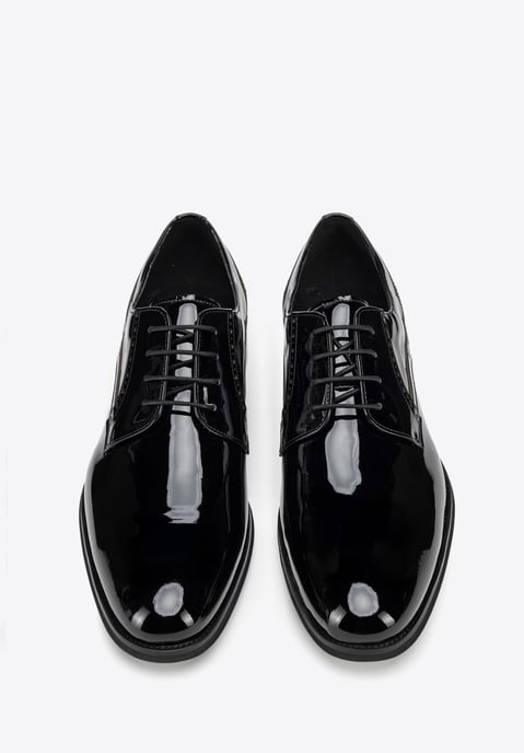 Zapatos derby Wittchen de charol para hombre en color negro - Image 2