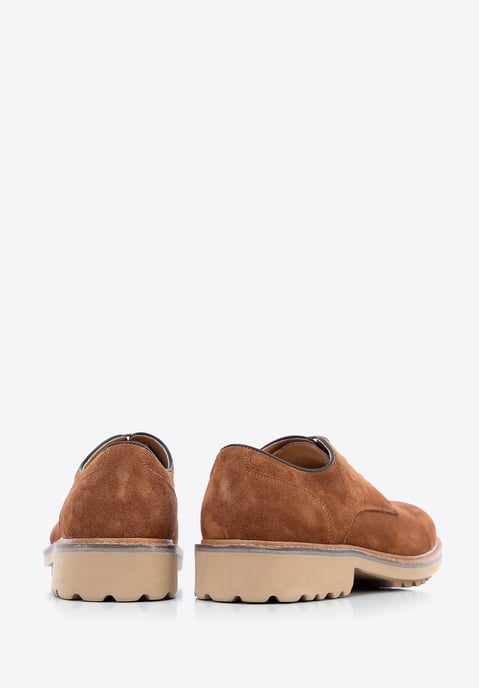 Zapatos Derby de ante marrón para hombre de Wittchen - Image 3
