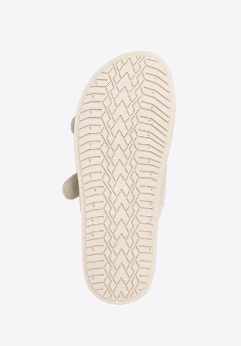 Chanclas Wittchen de piel de ante beige para mujer - Image 6