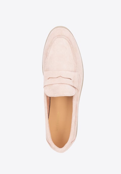 Mocasines clásicos de ante rosa para mujer de Wittchen - Image 5