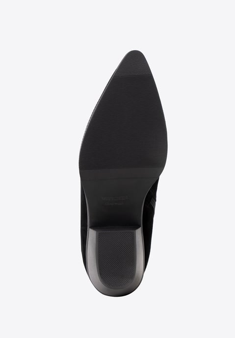 Botas vaqueras de ante negro para mujer de Wittchen - Image 4