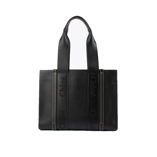 Bolso Tote de Cuero Mediano Woody de Chloe - Image 1