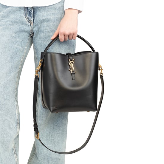 Saint Laurent El 37 Bolso Pequeño de Cuero Tipo Bucket - Image 5