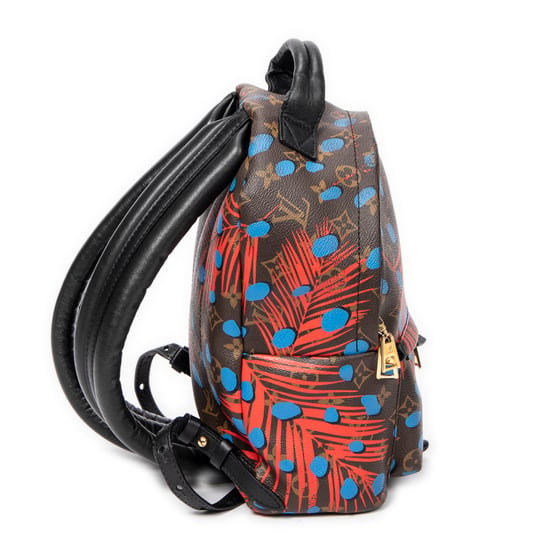 Louis Vuitton Ltd.Ed.YayoiJungleDotsPalmSprings PM en Marrón/Rojo/Azul Lienzo recubierto - Image 4