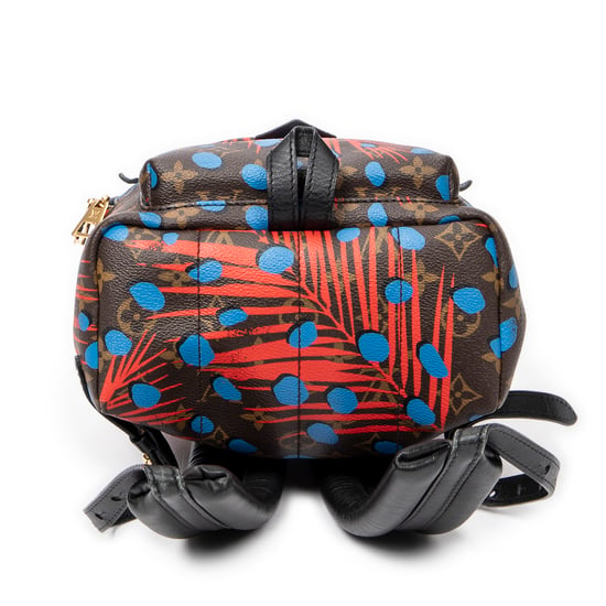Louis Vuitton Ltd.Ed.YayoiJungleDotsPalmSprings PM en Marrón/Rojo/Azul Lienzo recubierto - Image 6