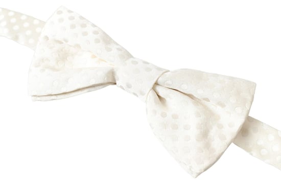 Corbata de moño Papillon ajustable con patrón de fantasía marfil de Dolce & Gabbana - Image 2
