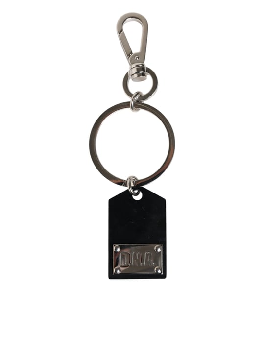 Placa de vidrio Sint negra con logo DG, llavero - Image 4