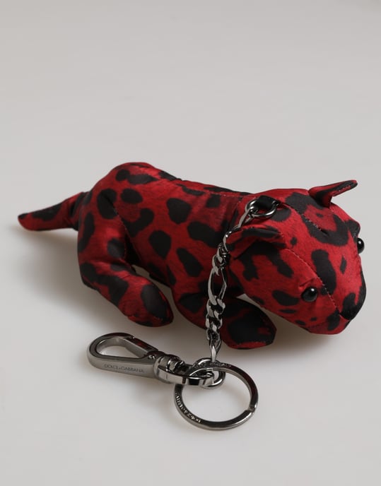 Llaverito Silueta de Animal Poliéster Rojo y Negro - Image 3