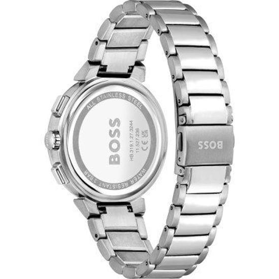 Reloj de vestir de acero inoxidable plateado - Image 2