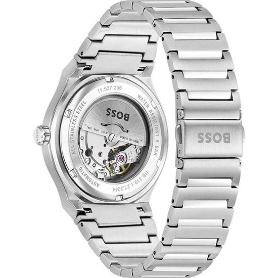 Reloj de vestir de acero inoxidable gris - Image 2