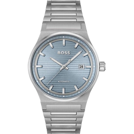 Reloj de vestir de acero inoxidable gris - Image 1