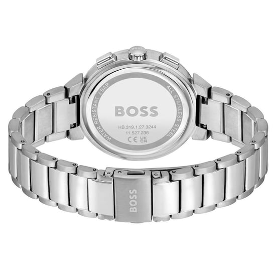 Reloj de vestir de acero inoxidable plateado - Image 2