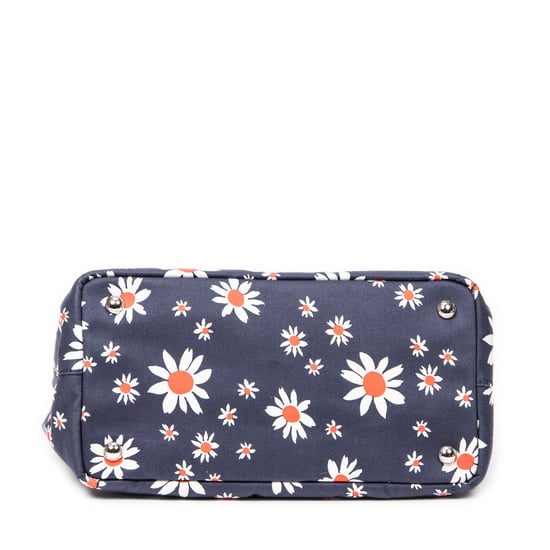 Miu Miu Small Printed  Open Tote  en Azul/Blanco/Rojo Lienzo - Image 6