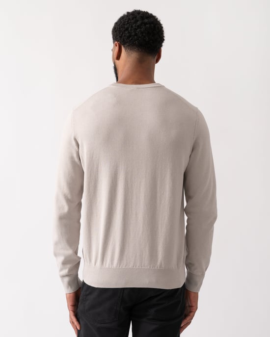 Jersey de Cuello Redondo Kanovano en Gris Claro - Image 2