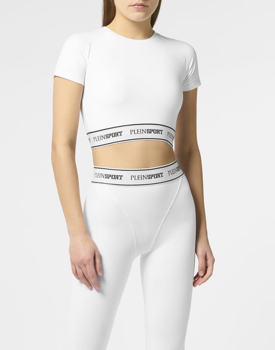 Fleece Cropped T-Shirt - Image 2