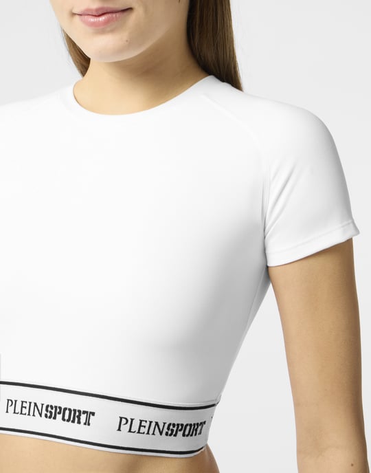 Fleece Cropped T-Shirt - Image 3