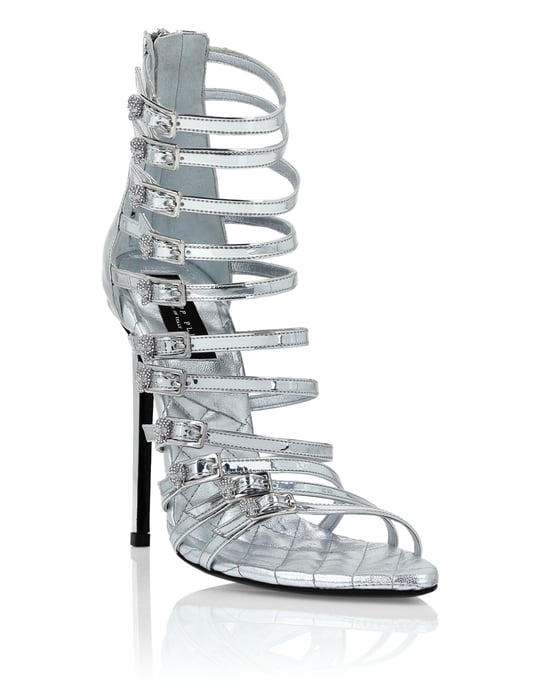 Sandalias Tacones Altos Skull - Image 1