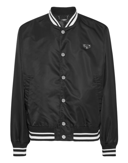 Nylon Baseball Jacket - Image 1