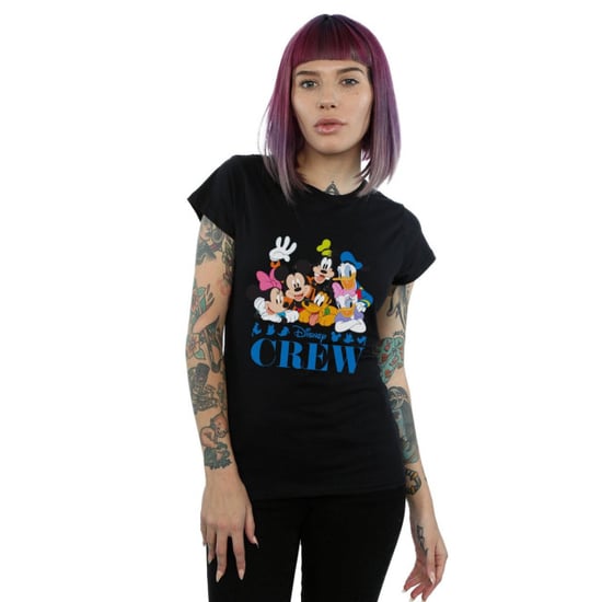 Disney Womens/Ladies Mickey Mouse Disney Friends Cotton T-Shirt (Black) - Image 3