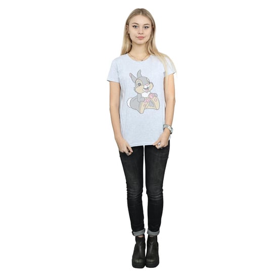 Disney Womens/Ladies Thumper T-Shirt (Sports Grey) - Image 4