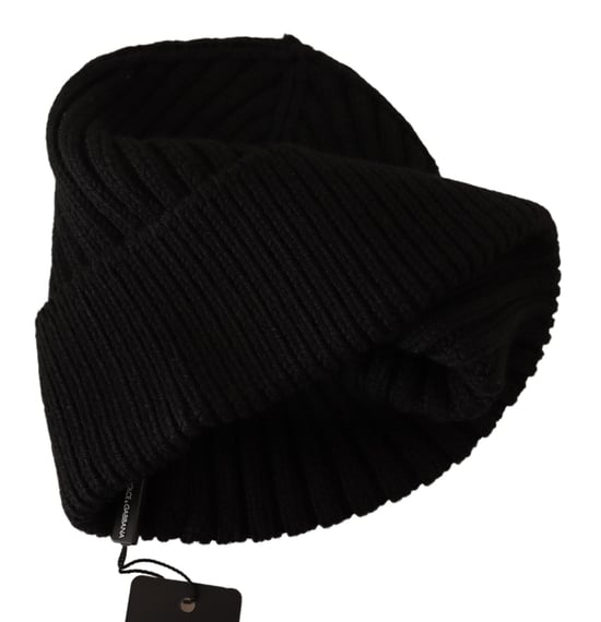 Gorro de lana de punto de cable elegante de Dolce & Gabbana con forro de forro polar para mujer - Image 4