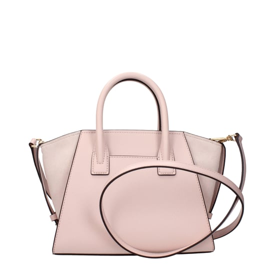 Bolso de Mano de Cuero Rosa - Image 2