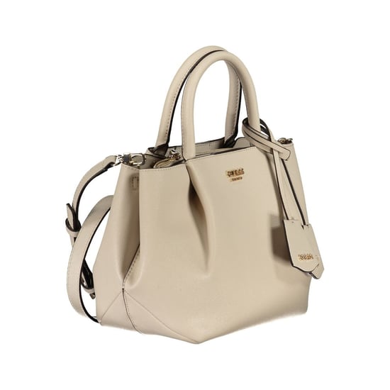 Bolso de Mano de Polietileno Beige - Image 2
