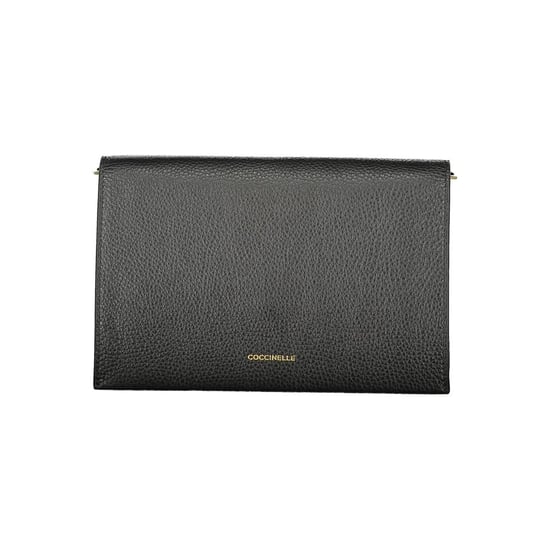 Bolso de Mano de Cuero Negro - Image 1