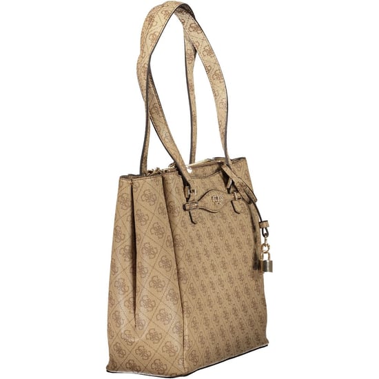 Bolso de Mano de Polietileno Beige - Image 2