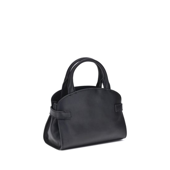 Bolso de mano de cuero de ternera negro Bos Taurus - Image 2