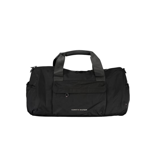 Bolso de mano de poliéster negro - Image 1