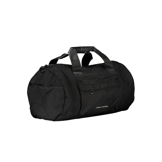 Bolso de mano de poliéster negro - Image 2