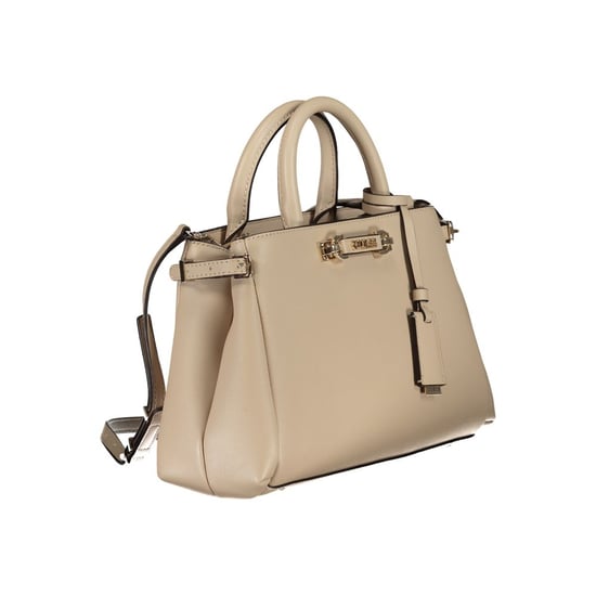 Bolso de Mano de Polietileno Beige - Image 2