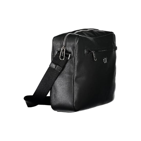 Bolso de mano de poliéster negro - Image 2