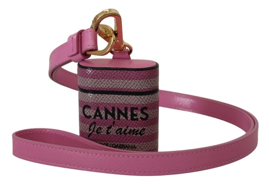 Funda de cuero Chic para AirPods de Dolce & Gabbana en rosa mujer - Image 1