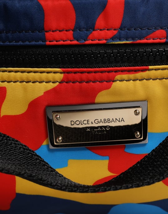 Bolso de compras de nailon camuflaje multicolor - Image 2