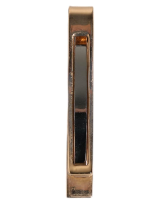 Clip de corbata de brass dorado con logo - Image 4