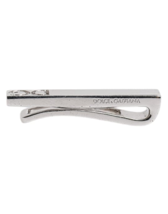 Clip de Corbata de Bronce con logo en tono plateado - Image 3
