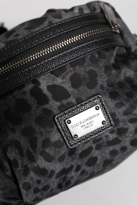 Cinturón de Cadera con Logo DG de Leopardo Negro y Gris - Image 5