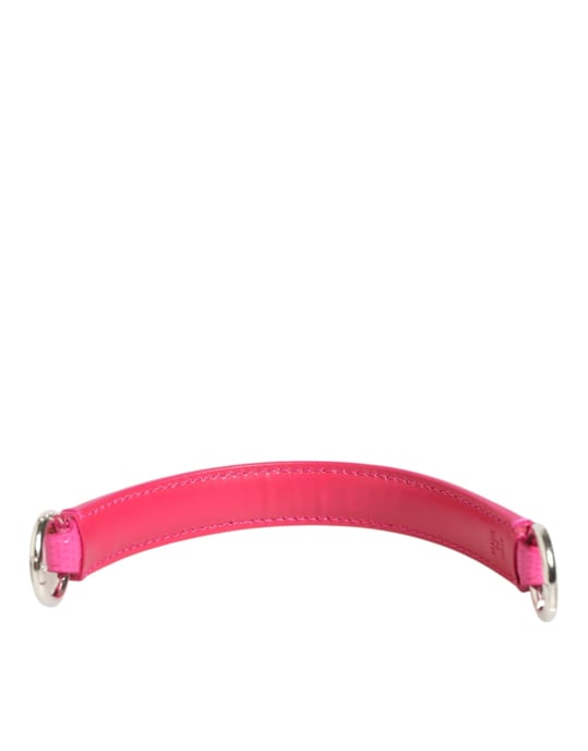 Tira de cuero adornada rosa para bolso de mujer - Image 3
