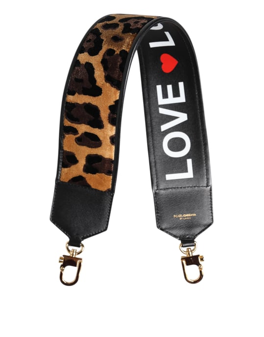 Bolso Reversible con Estampado de Leopardo Negro y Asa de Hombro - Image 5
