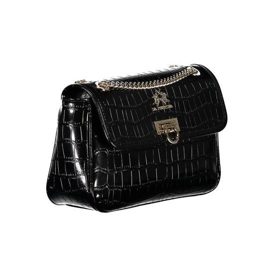 Bolso de mano de polietileno negro La Martina - Image 3