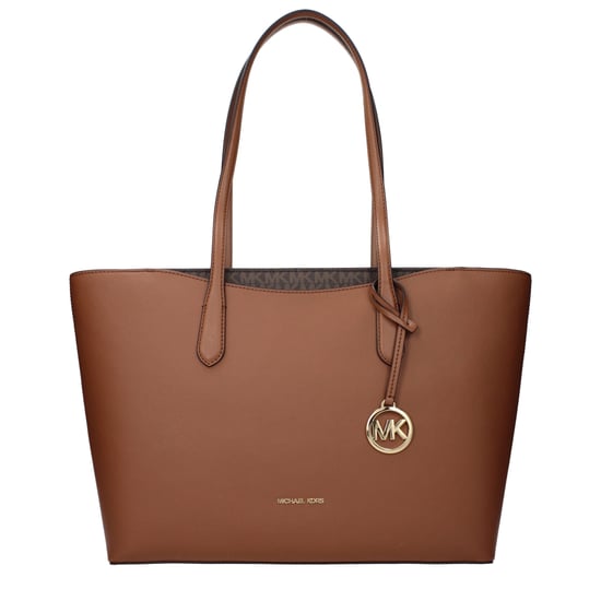 Bolso de hombro de cuero marrón - Image 1