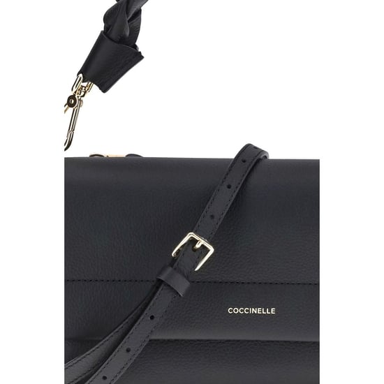 Bolso de Hombro de Cuero de Ternera Negro Bos Taurus - Image 3