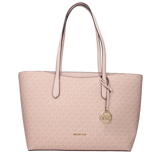 Bolso de hombro de tela rosa - Image 1