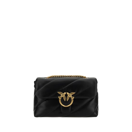 Bolso de Hombro de Cuero de Ternera Negro Bos Taurus - Image 1